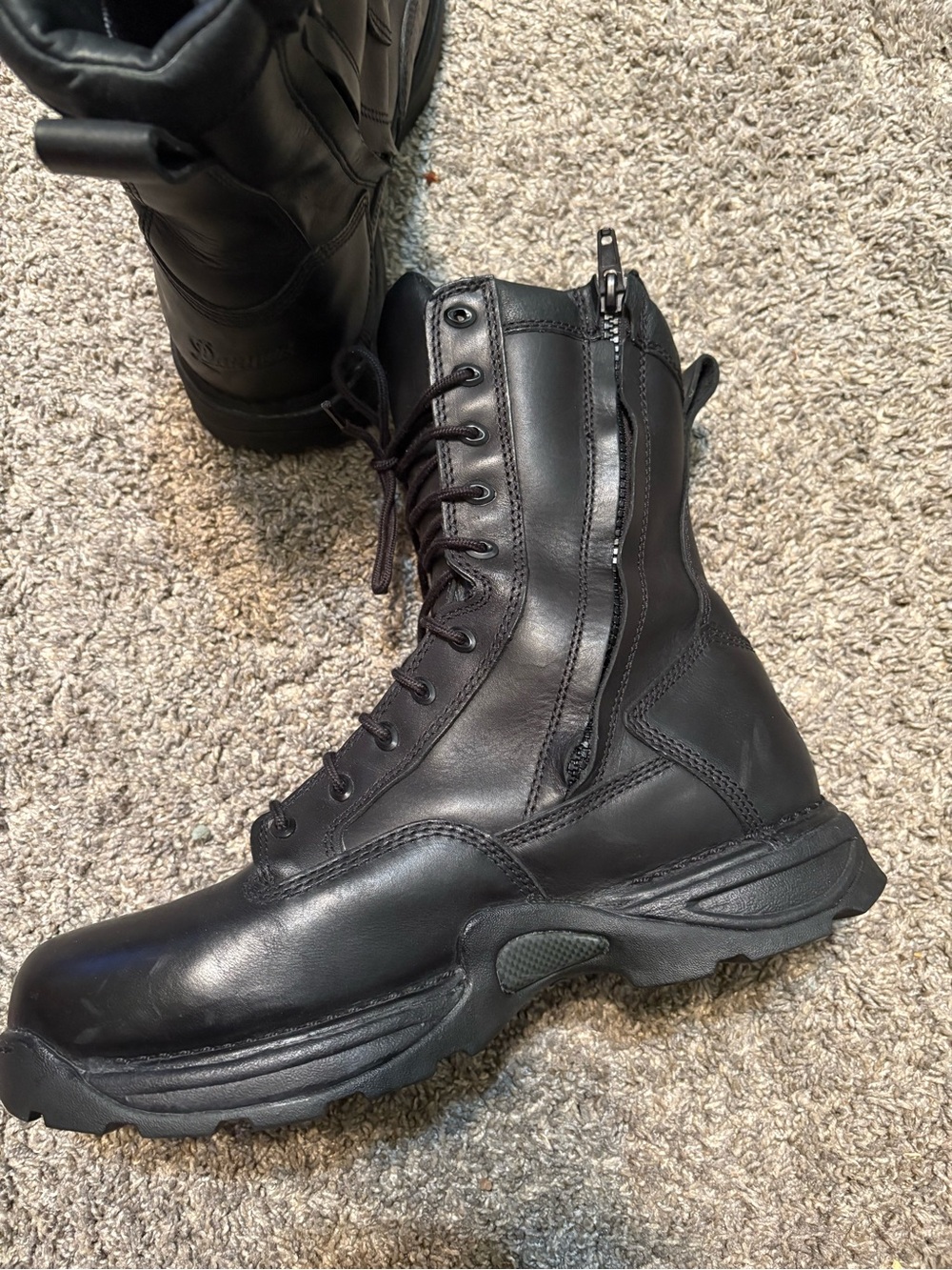 Danner Striker II Side Zip All Leather GTX Black boots men’s 10 D 42985 Tactical